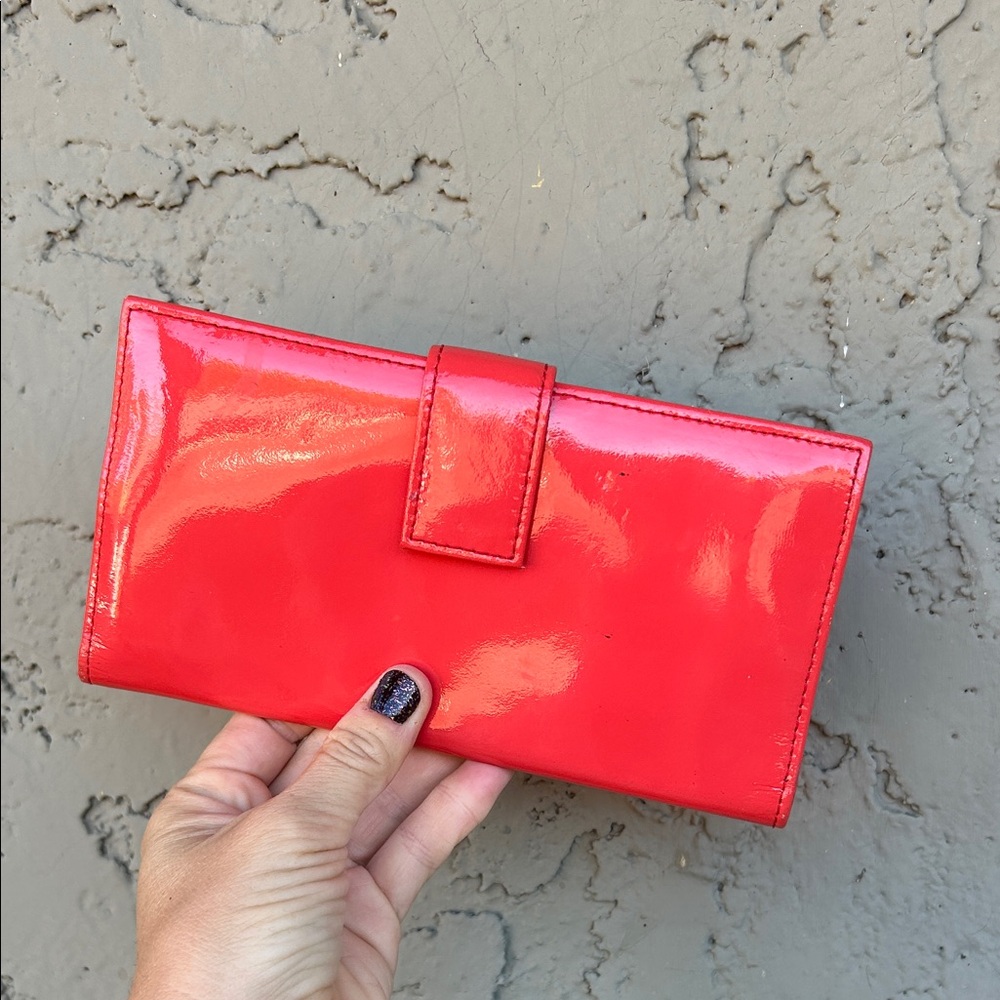 HOBO coral colored wallet